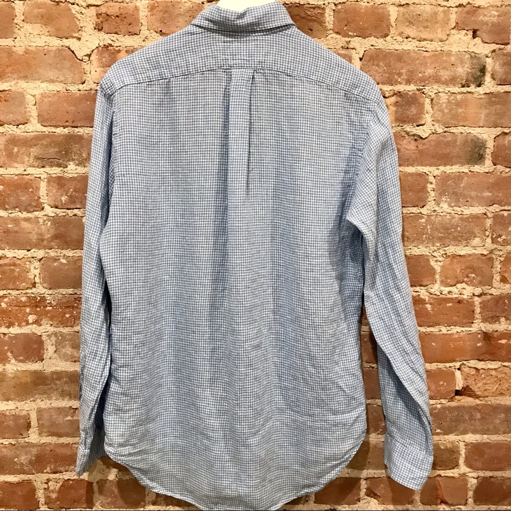 PRIVATELY SOLD!!! Ralph Lauren linen blue and - Picture 7 of 9